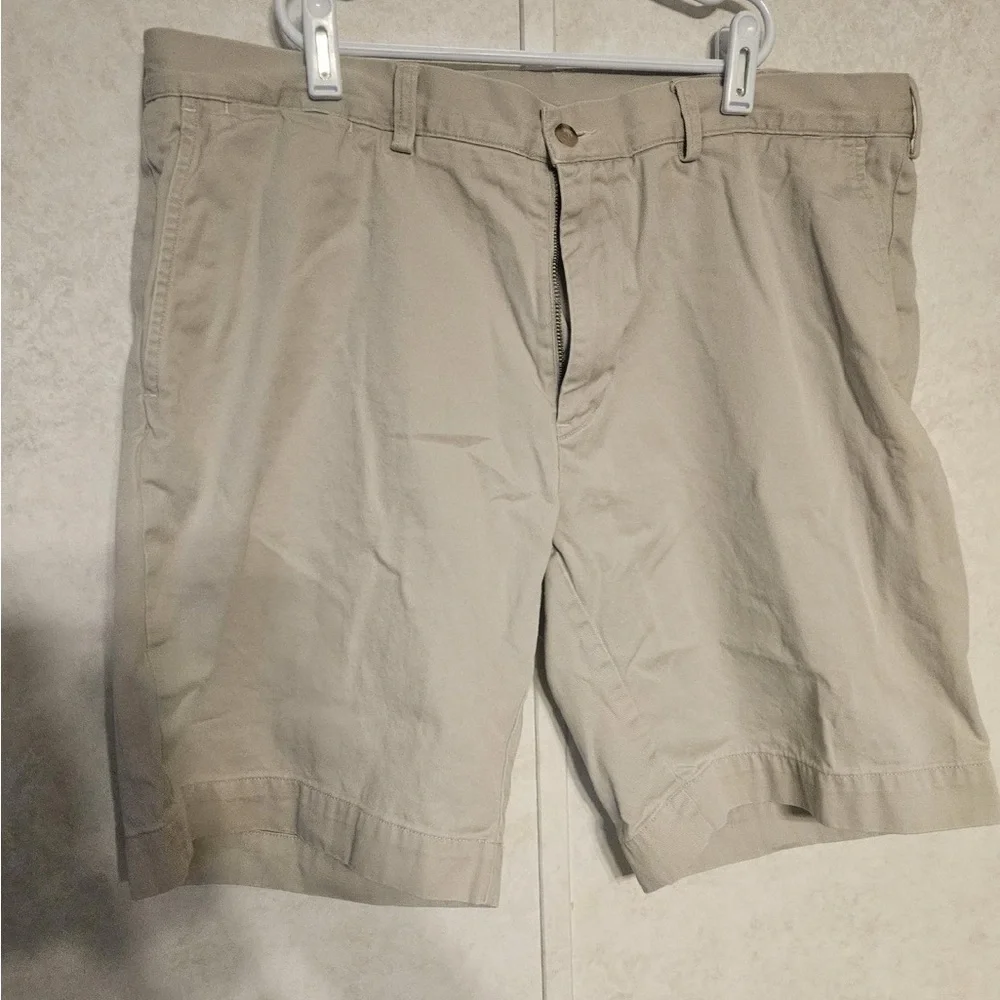 Polo‎ by Ralph Lauren Men's Beige Flat Front Shorts